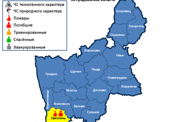 Фото: За сутки в области произошел 1 пожар, в Свислочском районе погиб 1 человек