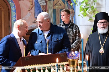Фото: Лукашенко и Путин встретились на острове Валаам