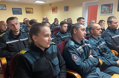 Фото: Акция «Дойти до каждого» прошла в Свислочском райотделе МЧС