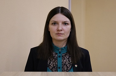 Фото: Обсуждаем главные события недели с членом районного комитета ОО «Белорусский республиканский союз молодежи» Татьяной Пекарь