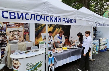 Фото: Знаменитая плетенка, рогатый торт, черно-глянцевая керамика и ароматы Беловежья. Чем удивляют свислочане гостей фестиваля национальных культур?