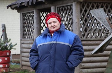 Фото: Ядвига Демянчик: "С Новым годом, земляки!"