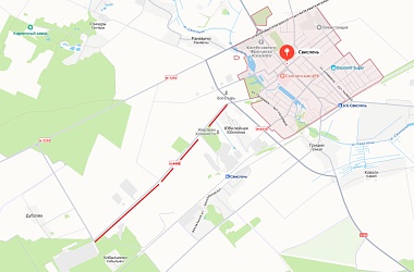 Фото: В Свислочском районе временно закрыт участок дороги из-за паводка