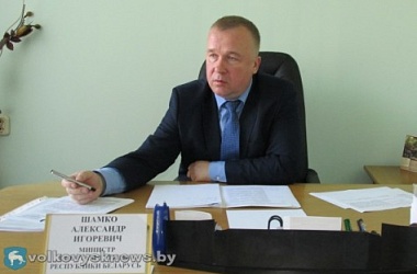 Фото: В Волковыске с рабочим визитом побывал Министр спорта и туризма Республики Беларусь Александр Шамко