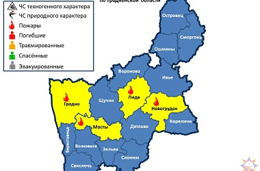 Фото:      На территории Гродненской области произошло 4 пожара