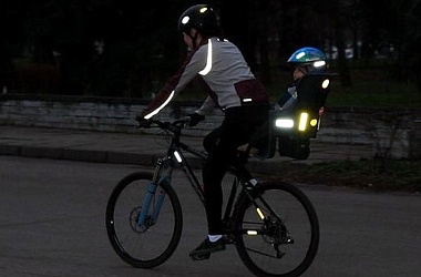 Фото: «Яркий велосипед – безопасный путь!»