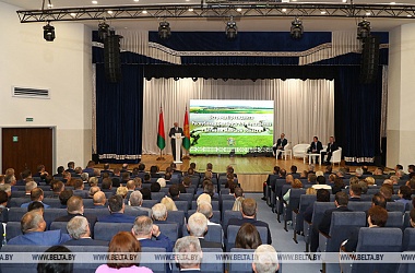 Фото: Lukashenko on working trip to Soligorsk District