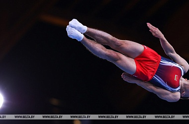 Фото: Belarus' Litvinovich wins FIG Trampoline World Cup in Baku