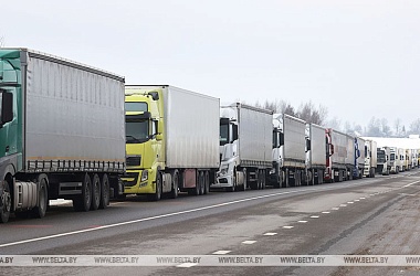Фото: ГТК: литовская сторона до сих пор практически не оформляет грузовики на границе 