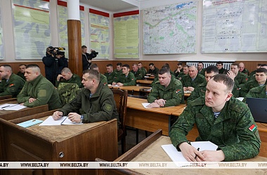 Фото: В Беларуси сразу в нескольких воинских частях проходит проверка Вооруженных Сил