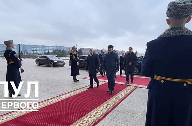 Фото: Верховный главнокомандующий Ливийской национальной армии Халифа Хафтар прибыл на встречу с Александром Лукашенко