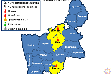 Фото:     На территории Гродненской области  за прошедшие сутки  произошло 3 пожара